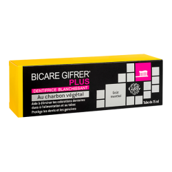 Gifrer Bicare Plus dentifriche au charbon végétal 75ml