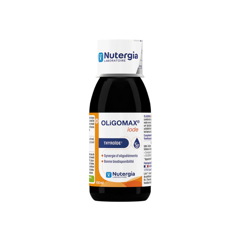 Nutergia Oligomax iode Thyroïde 150ml Nutergia Oligomax iode Thyroïde 150ml