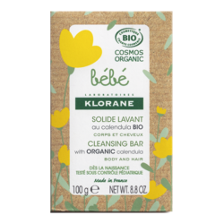 Klorane Bébé solide lavant au Calendula bio 100gr