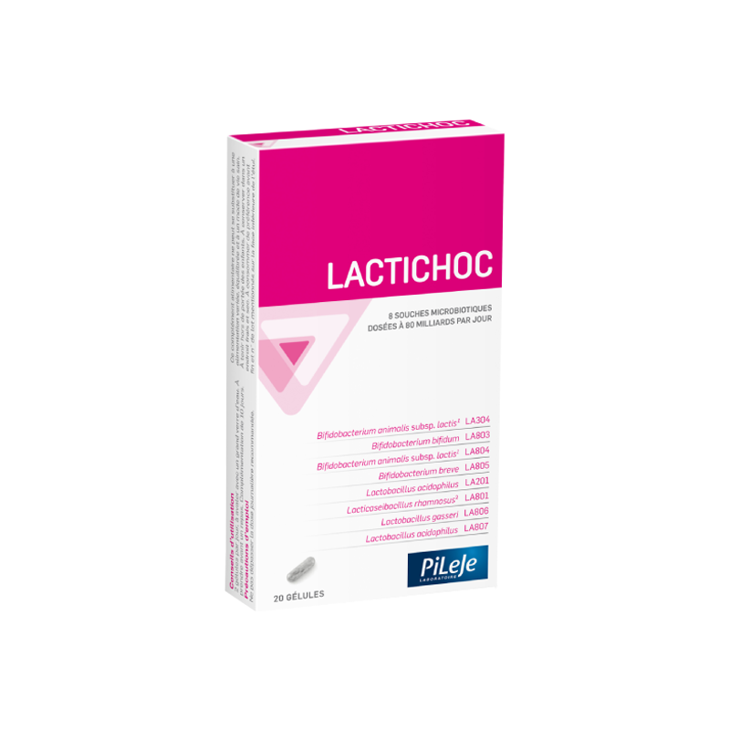 Pileje Lactichoc 20 gélules