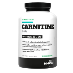 Nhco Carnitine CoA métabolisme des graisses 100 gélules