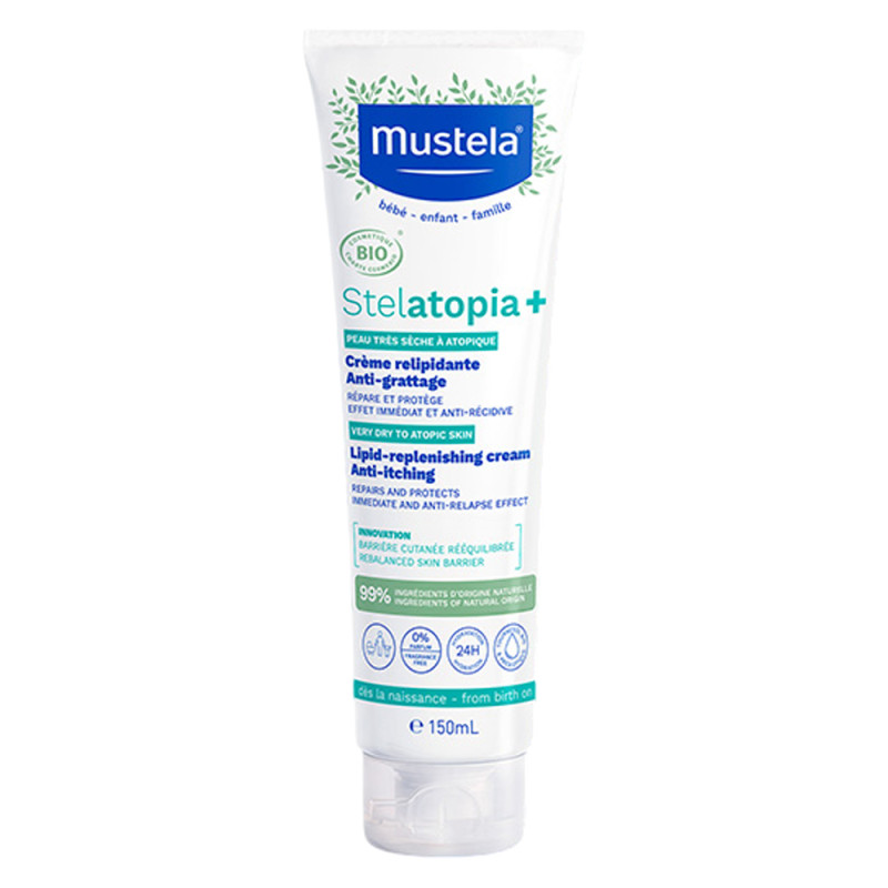 Mustela Stelatopia+ Crème relipidante anti-grattage bio 150ml Mustela Stelatopia+ Crème relipidante anti-grattage bio 150ml