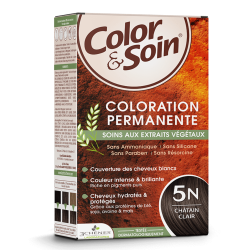 Les 3 chênes color & soin coloration marron châtain clair 5N 135ml