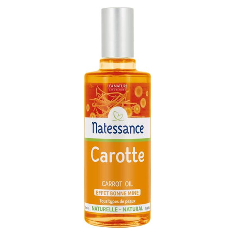 Natessance Huile de carotte Effet bonne mine 50ml