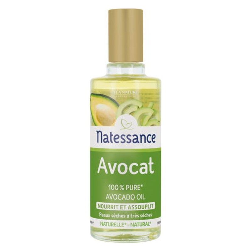 Natessance Huile d'Avocat Nourrit et assouplit 50ml