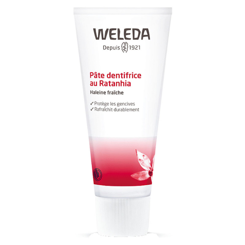Weleda Pâte dentifrice au Ratanhia 75ml Weleda Pâte dentifrice au Ratanhia 75ml