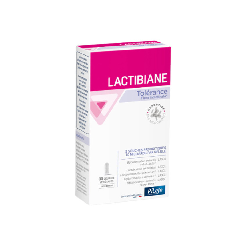 Pileje Lactibiane Tolérance 30 gélules Pileje Lactibiane Tolérance 30 gélules