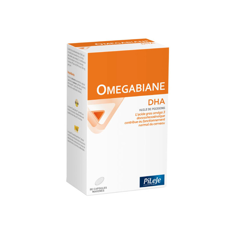 Pileje Omegabiane DHA 80 capsules