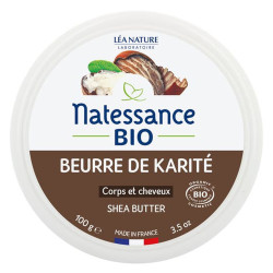 Natessance Beurre de Karité bio Protège et répare 100gr