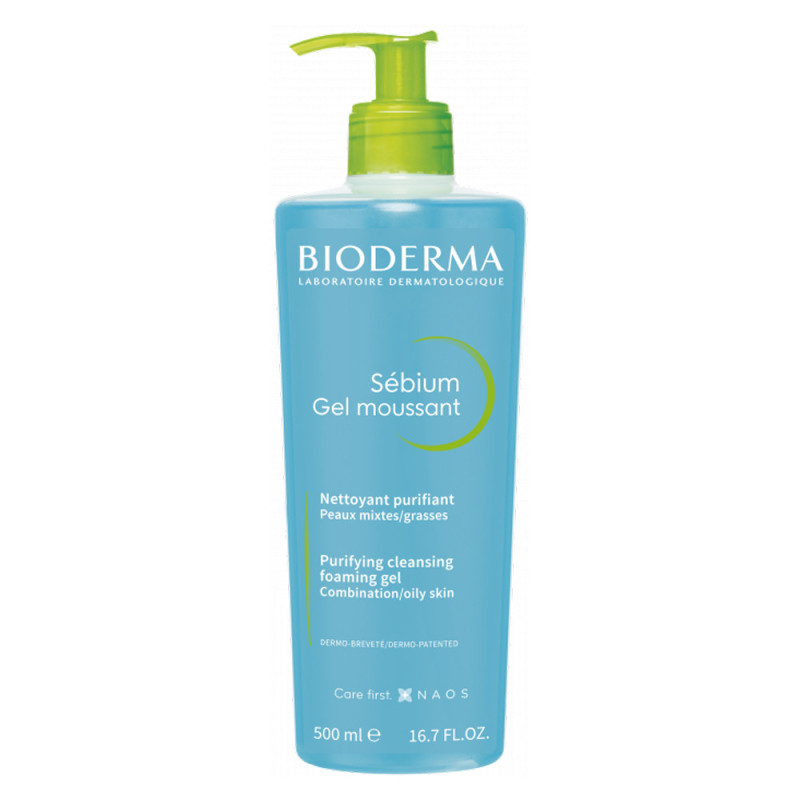 Bioderma Sébium Gel moussant purifiant 500ml Bioderma Sébium Gel moussant purifiant 500ml