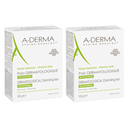 A-Derma Avoine Rhealba Pain dermatologique lot de 2x100gr
