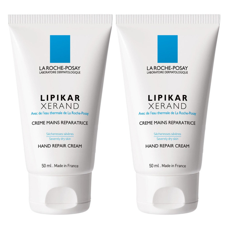 La Roche-Posay Lipikar Xerand Crème mains réparatrice lot de 2x50ml La Roche-Posay Lipikar Xerand Crème mains réparatrice lot de 2x50ml