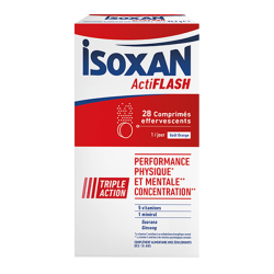 Isoxan ActiFlash 28 comprimés effervescents