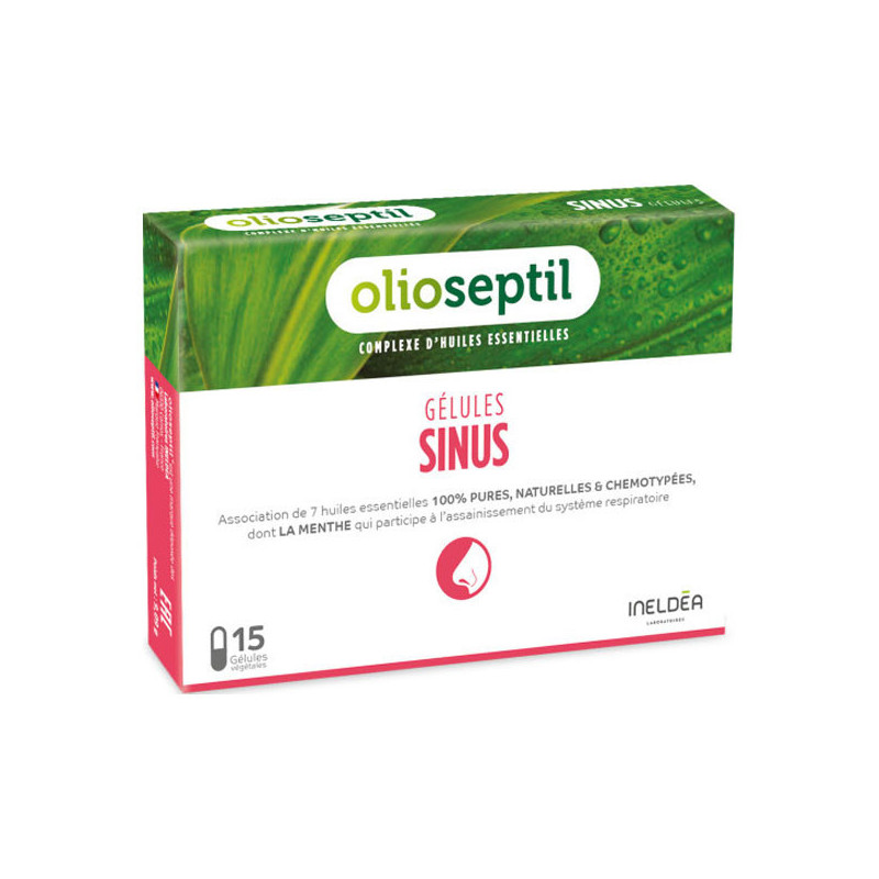 Olioseptil Sinus 15 gélules végétales Olioseptil Sinus 15 gélules végétales