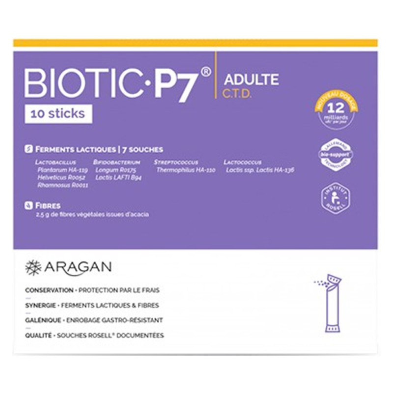 Aragan Biotic P7 Adulte C.T.D 10 sticks Aragan Biotic P7 Adulte C.T.D 10 sticks