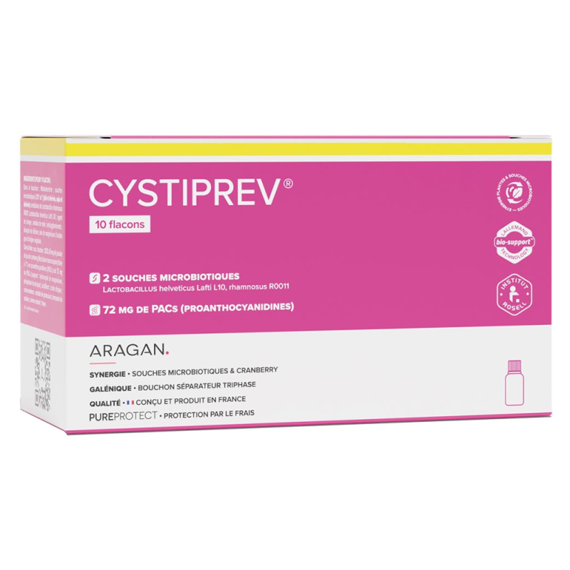 Aragan Cystiprev 10 flacons Aragan Cystiprev 10 flacons