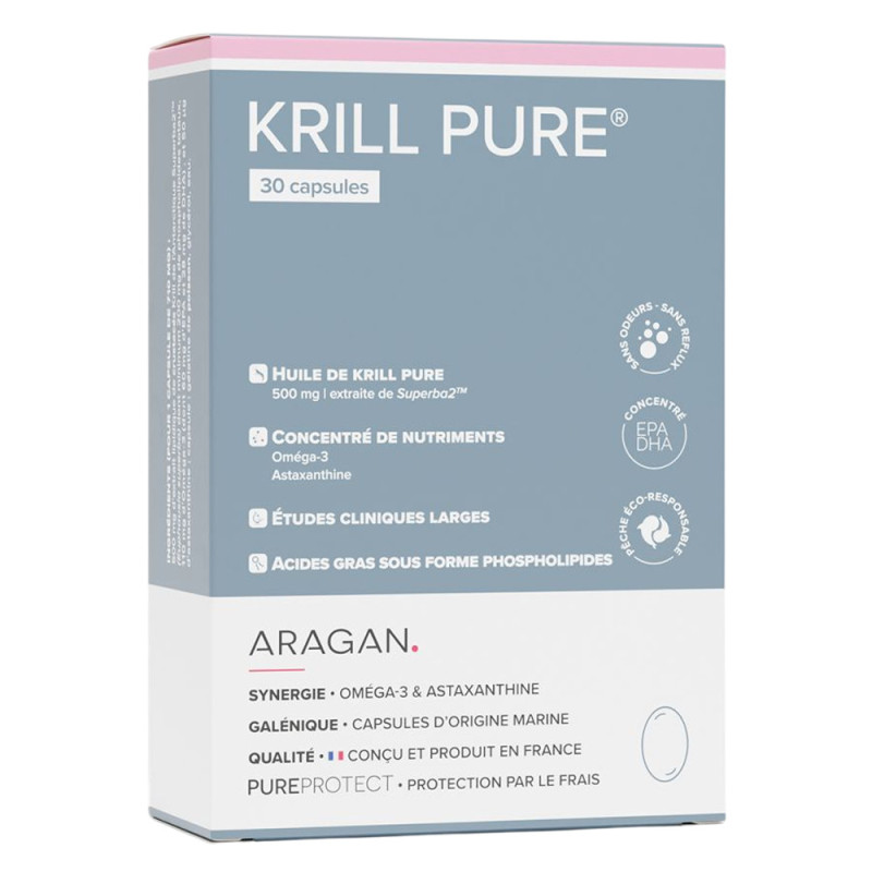Aragan Krill Pure 30 capsules Aragan Krill Pure 30 capsules