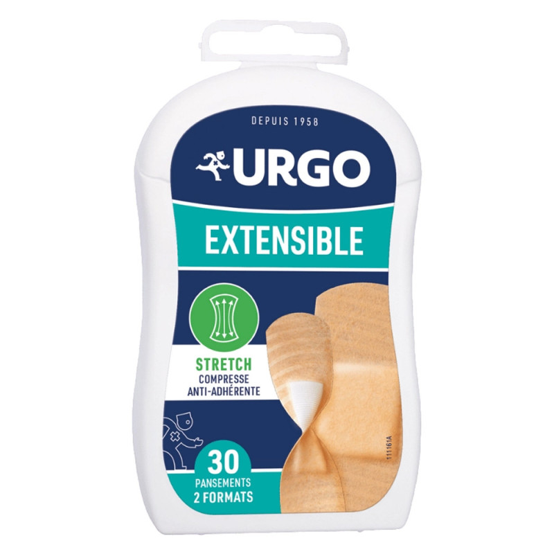 Urgo Extensible 30 pansements 2 formats Urgo Extensible 30 pansements 2 formats
