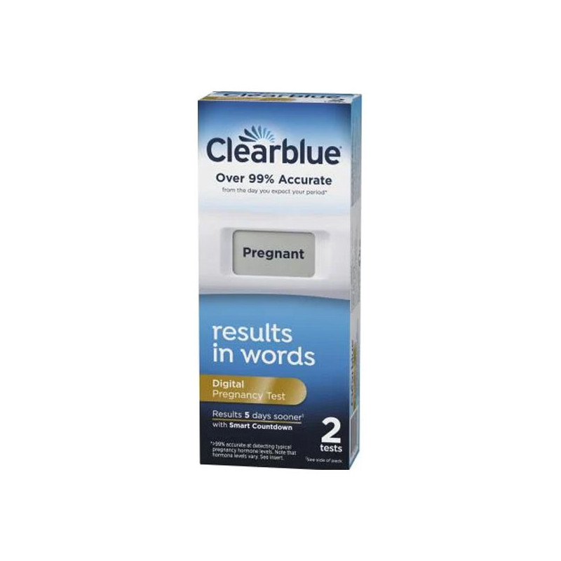 Clearblue Test de grossesse digital avec estimation lot de 2