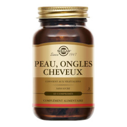 Solgar Peau, Ongles, Cheveux 60 gélules végétales