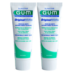 GUM Original White Dentifrice lot de 2 x 75ml