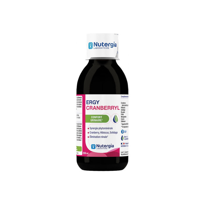 Nutergia Ergycranberryl Confort urinaire 250ml Nutergia Ergycranberryl Confort urinaire 250ml