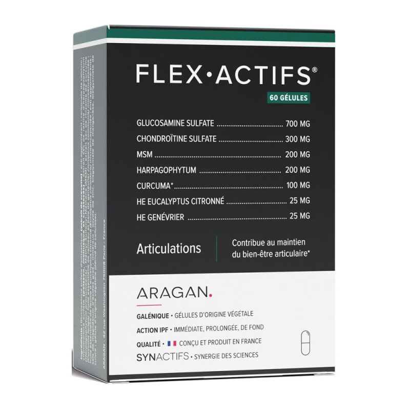 Aragan Synactifs Flex Actifs Articulations 60 gélules