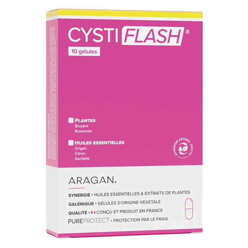 Aragan cystiflash 10 gélules Aragan cystiflash 10 gélules