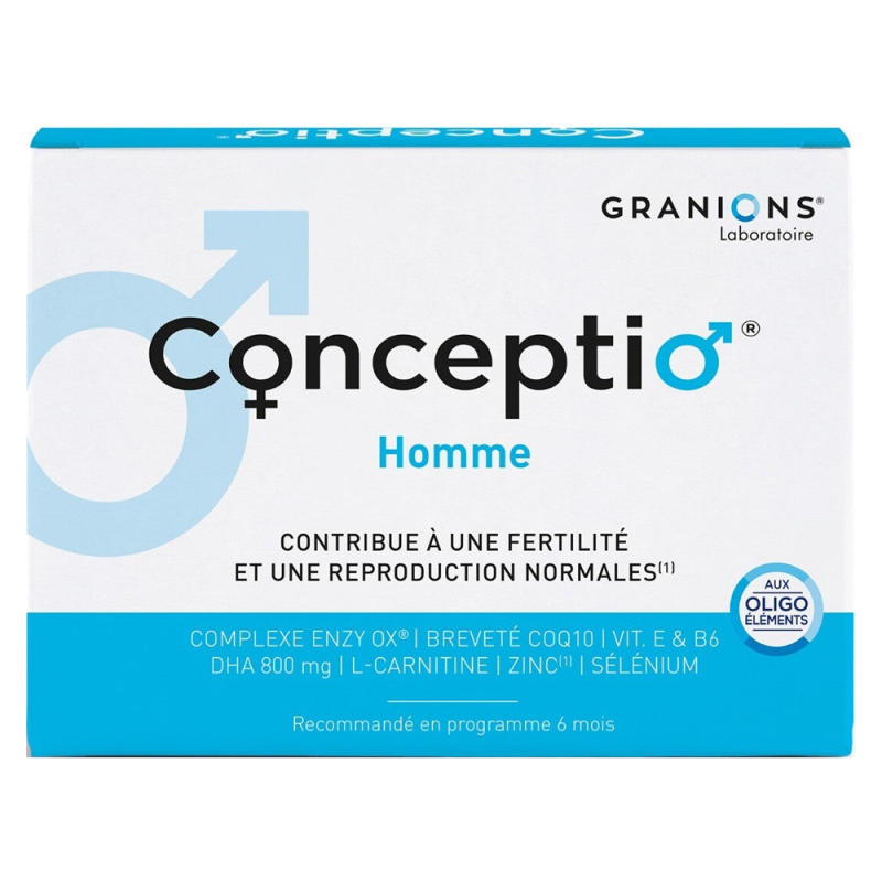 Granions Conceptio homme 30 sachets 90 capsules