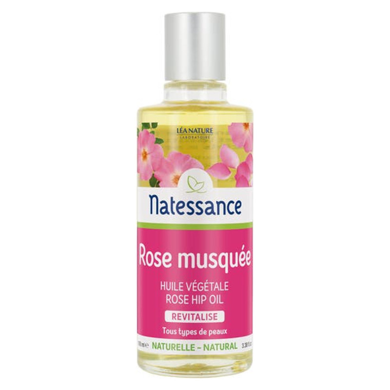Natessance Huile Rose musquée Réparatrice et Anti-âge 100ml Natessance Huile Rose musquée Réparatrice et Anti-âge 100ml