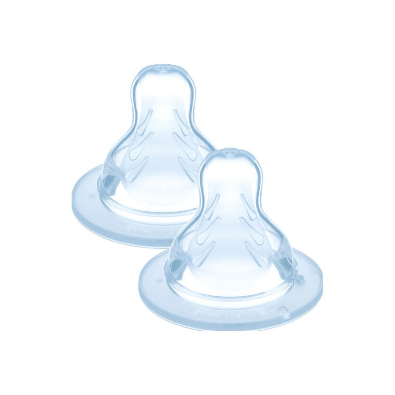 MAM Tétine silicone débit 3 lot de 2