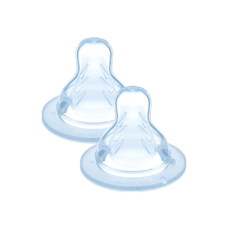 MAM Tétine silicone débit X lot de 2