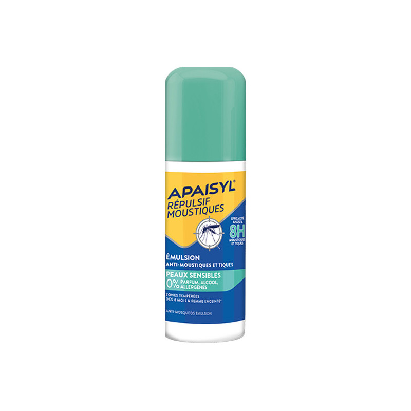Apaisyl Répulsif moustiques Émulsion peaux sensibles 90 ml Apaisyl Répulsif moustiques Émulsion peaux sensibles 90 ml