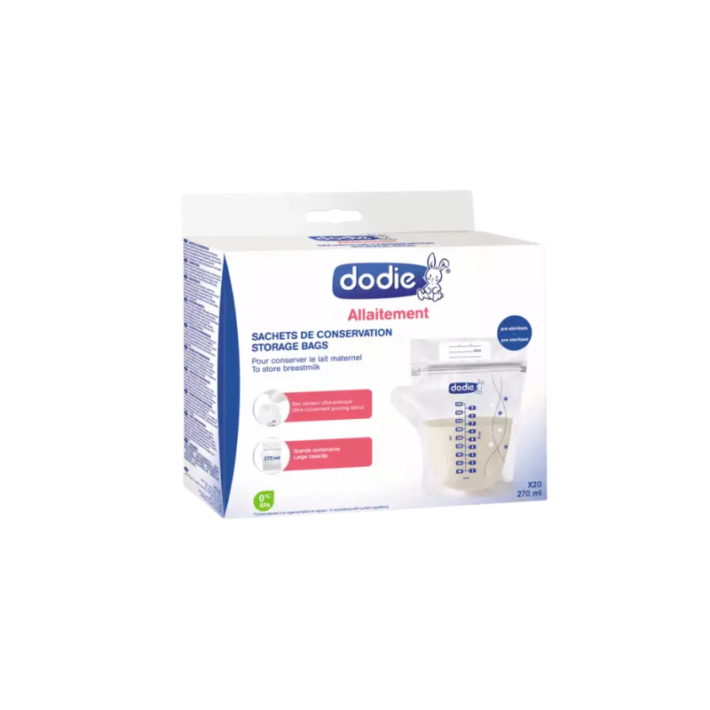 Dodie Allaitement 20 sachets de conservation Dodie Allaitement 20 sachets de conservation