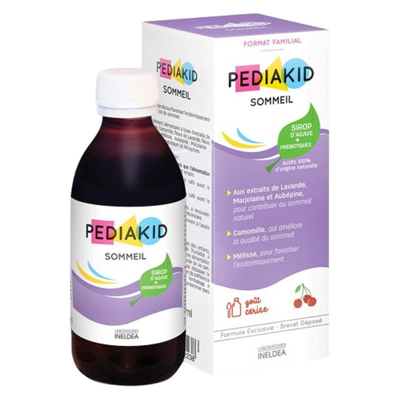Pediakid Sommeil Sirop Goût cerise 250ml Pediakid Sommeil Sirop Goût cerise 250ml