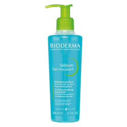 Bioderma Sébium Gel moussant nettoyant purifiant 200ml