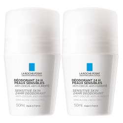 La Roche-Posay Déodorant Physiologique Bille 24H lot de 2x50ml
