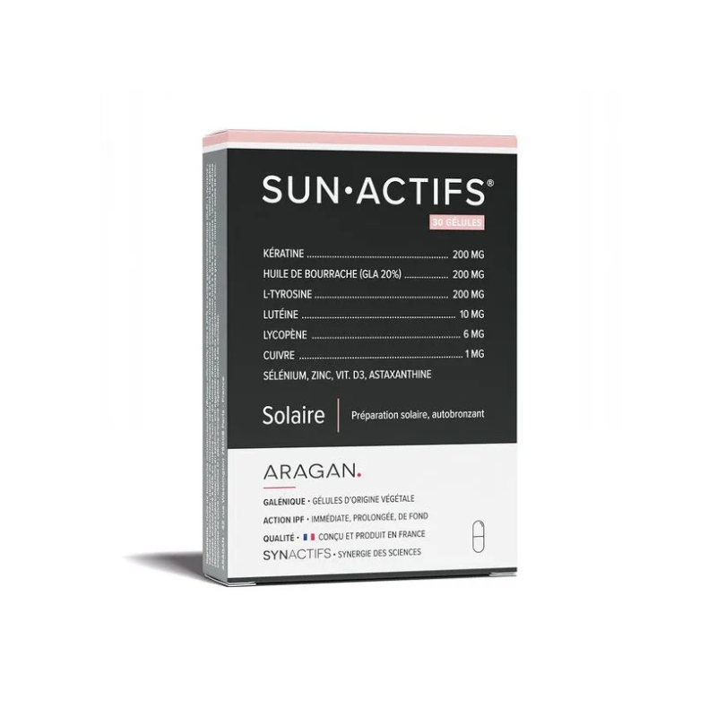Aragan Synactifs SunActifs Solaire 30 gélules Aragan Synactifs SunActifs Solaire 30 gélules