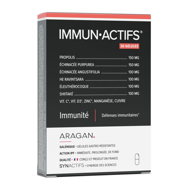 Aragan Synactifs Immun Actifs Immunité 30 gélules