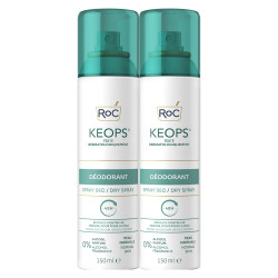 ROC Keops Déodorant sec spray lot de 2 x 150ml