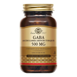 Solgar Gaba 500mg 50 gélules végétales