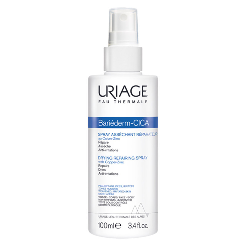 Uriage Bariéderm-Cica Spray asséchant réparateur 100ml Uriage Bariéderm-Cica Spray asséchant réparateur 100ml
