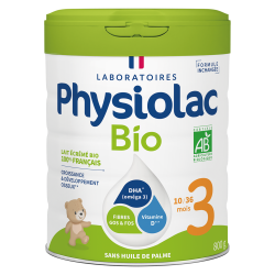 Physiolac Bio 3 Lait de croissance de 10 à 36 mois 800gr