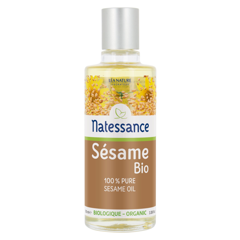 Natessance Huile de sésame bio 100ml Natessance Huile de sésame bio 100ml