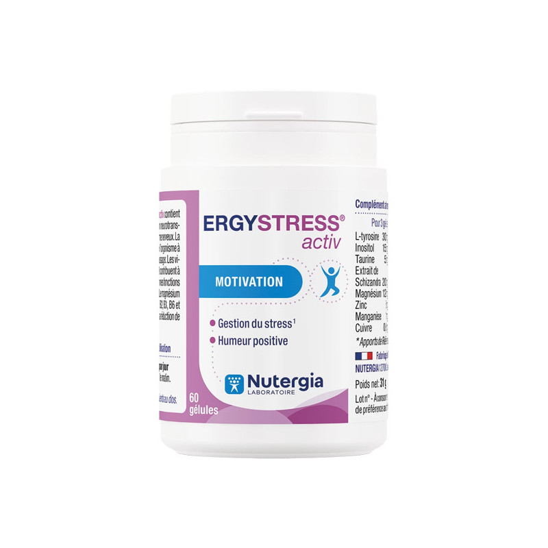 Nutergia Ergystress Activ 60 gélules Nutergia Ergystress Activ 60 gélules