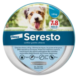 Elanco Seresto Collier antiparasitaire petits chiens - de 8kg