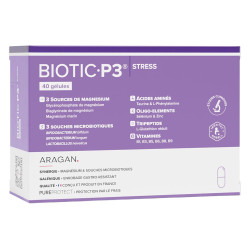 Aragan Biotic P3 Stress 40 gélules