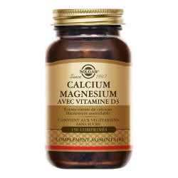 Solgar Calcium Magnésium avec Vitamine D3 - 150 comprimés