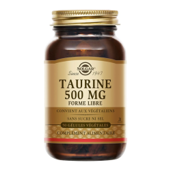Solgar Taurine 500mg 50 gélules végétales