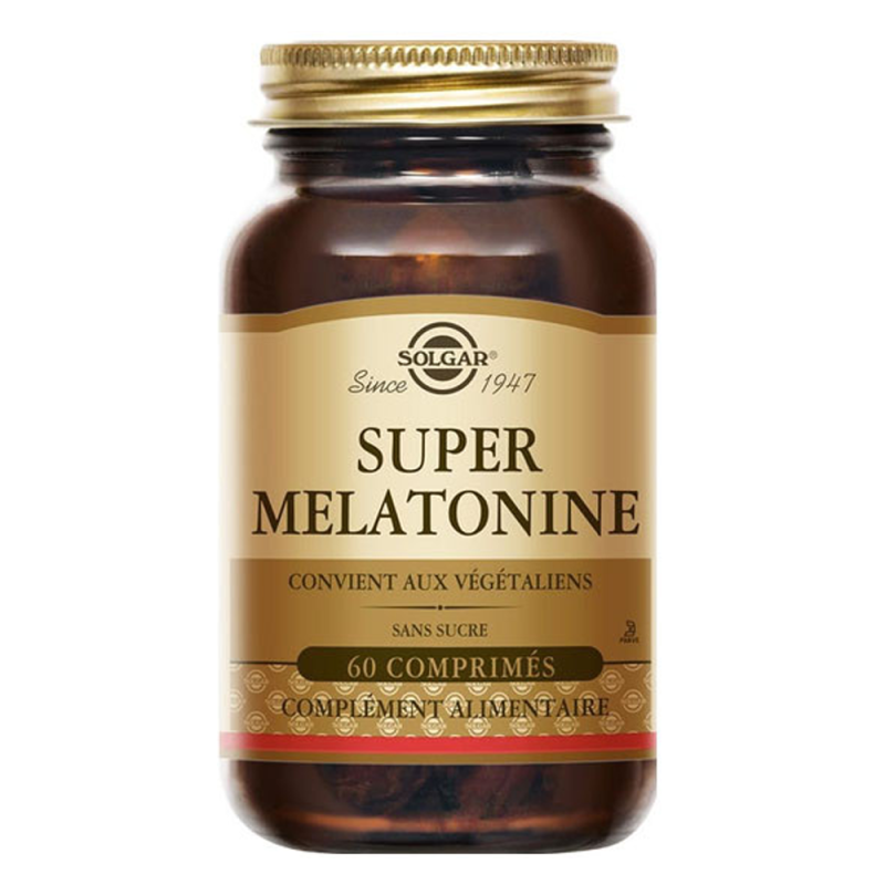 Solgar Super Mélatonine 1,9mg 60 comprimés Solgar Super Mélatonine 1,9mg 60 comprimés